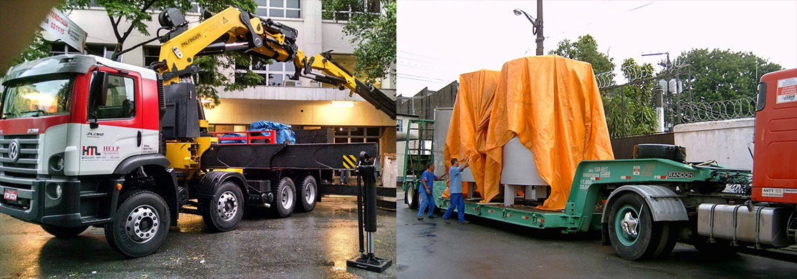 Transporte de Máquinas em São Paulo